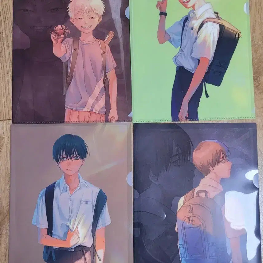 [BUNJANG] Hikaru ga Shinda Natsu L-Sized File Set / 히카루가 죽은 여름 L자 파일 클리어파일 4종 일괄