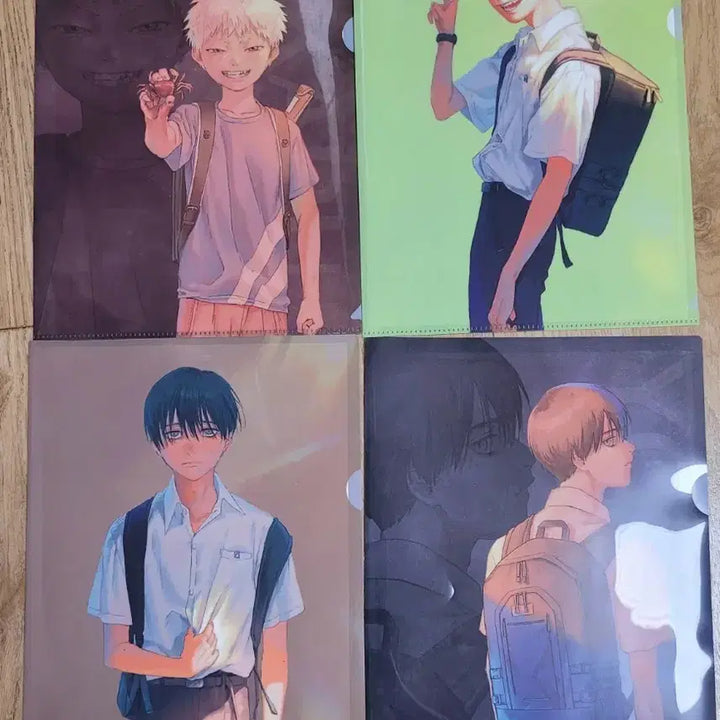 [BUNJANG] Hikaru ga Shinda Natsu L-Sized File Set / 히카루가 죽은 여름 L자 파일 클리어파일 4종 일괄