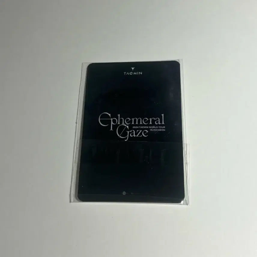 [BUNJANG] Taemin Ephemeral Glaze Concert Photocard / 태민 이퍼머럴게이즈 콘서트 포토카드