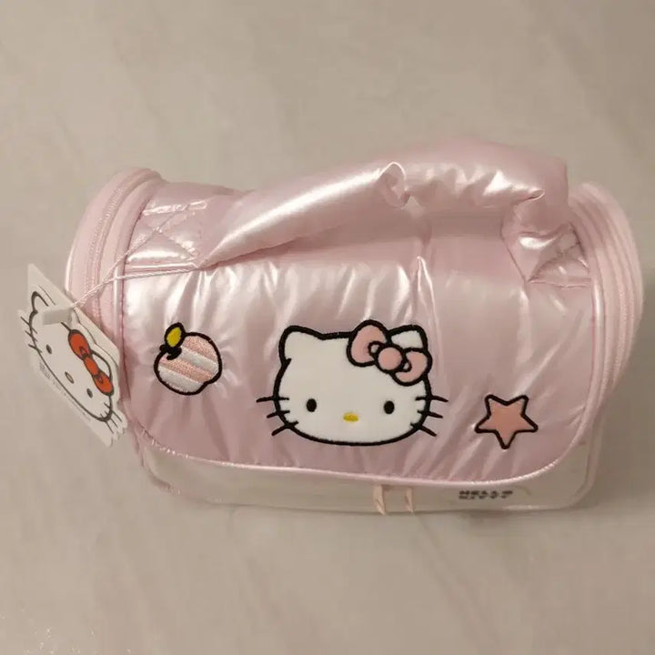 [BUNJANG] Hello Kitty Silver Pink Pouch / 키티 실버 핑크 파우치