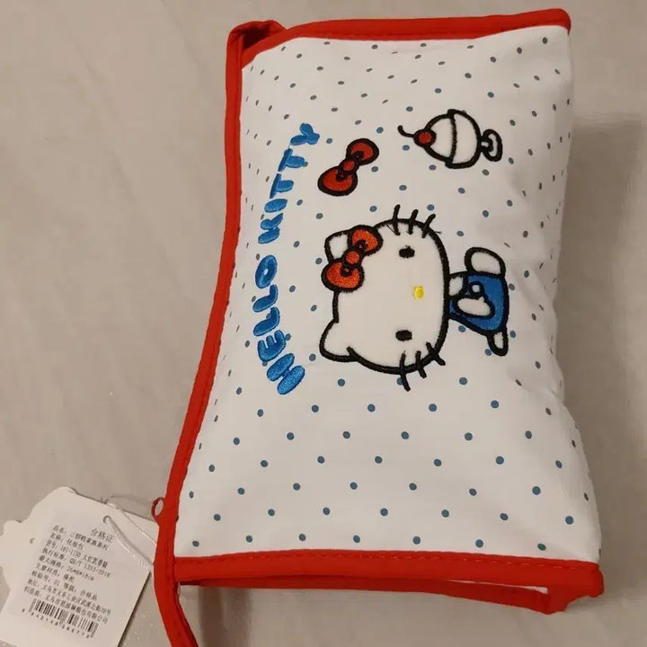 [BUNJANG] Hello Kitty Pouch Dot Red Accent / 헬로키티 파우치 도트 레드 포인트