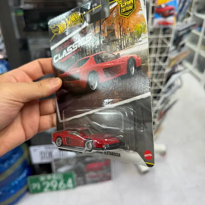 [BUNJANG] Hot Wheels Premium Modern Classics Ferrari Testarossa Red 1:64 / 1:64 핫휠 프리미엄 모던클래식 페라리 테스타로사 레드