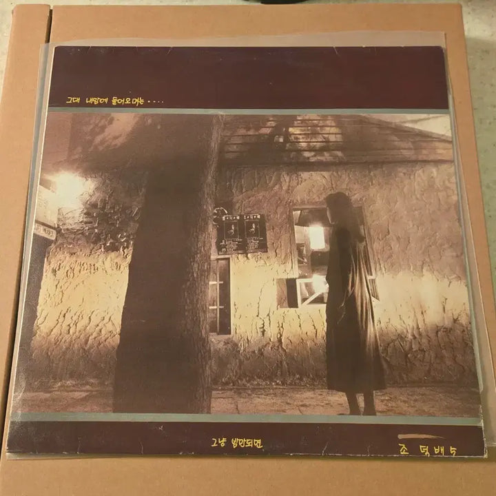 [BUNJANG] Jo Deok Bae 5th Album "If You Come Into My Heart" LP / 조덕배 5집 LP