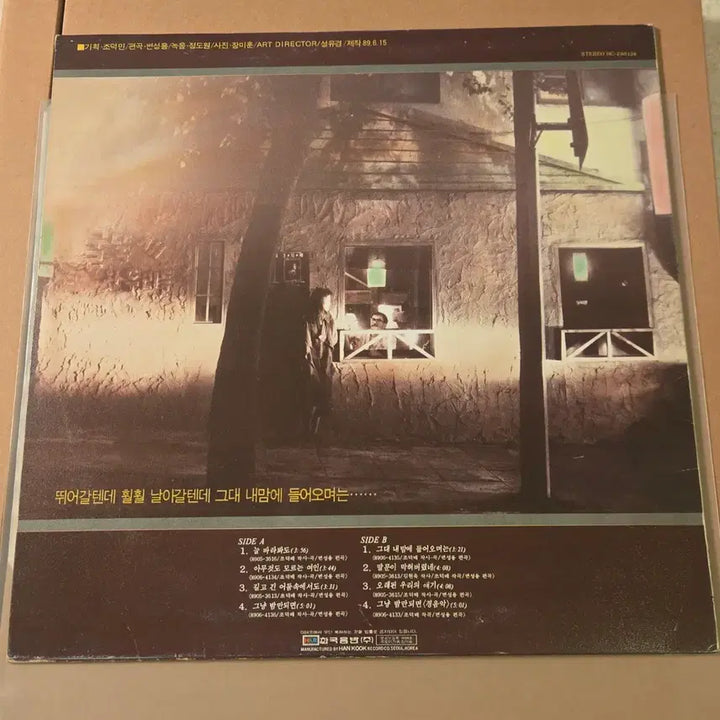 [BUNJANG] Jo Deok Bae 5th Album "If You Come Into My Heart" LP / 조덕배 5집 LP