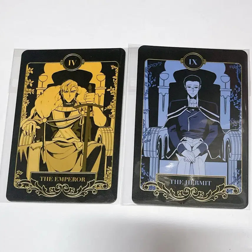 [BUNJANG] Kingmaker Lenticular Postcard &amp; Tarot Card Set / 킹스메이커 굿즈 렌티 엽서 타로카드