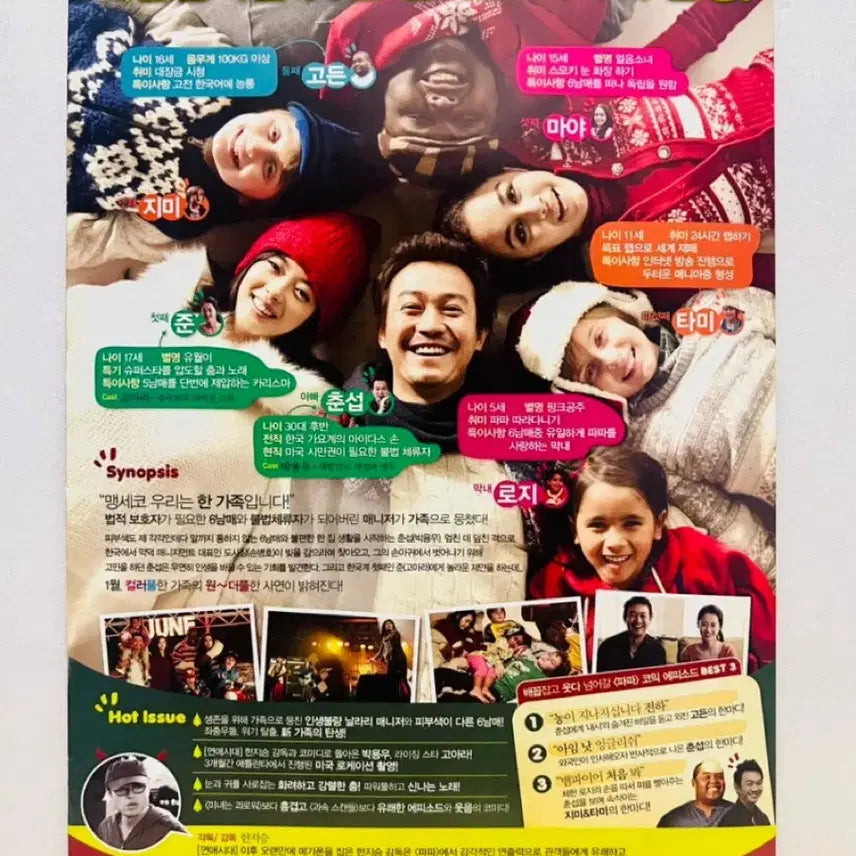 [BUNJANG] PAPA (2012) Korean Comedy Film Pamphlet / [영화전단지/영화엽서] (A4 1장) 파파 (2012)