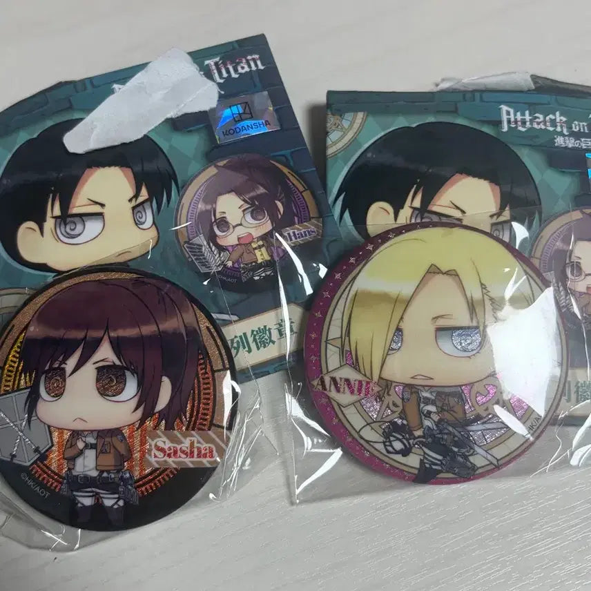[BUNJANG] Attack on Titan Kodansha Kara Kore Can Badge / 진격의 거인 애니 랜덤 코단샤 카라코레 캔뱃지