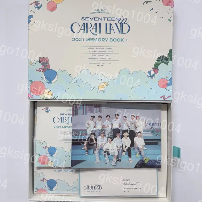 [BUNJANG] SEVENTEEN 2021 Caratland Memory Book Unsealed / 세븐틴 2021 캐랜 메모리북 개봉양도