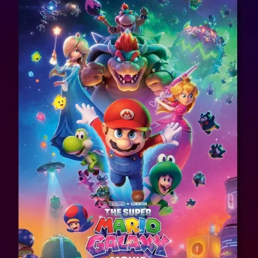 [BUNJANG] Super Mario Bros. Movie Dolby Cinema Poster / 슈퍼마리오 메가박스 돌비포스터