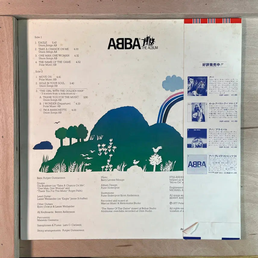 [BUNJANG] ABBA The Album 1977 Japanese First Press LP / ABBA The Album 일본 초반 1977년 LP