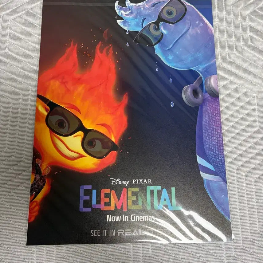[BUNJANG] Elemental Movie Poster &amp; Photocard Set / 엘리멘탈 영화 포스터 포토카드