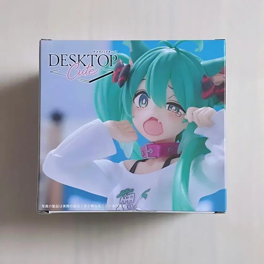 [BUNJANG] Hatsune Miku Nekomimi T-shirt Ver. Desktop Figure (Sealed) / [미개봉] 하츠네 미쿠 네코미미 티셔츠 Ver. 데스크탑 피규어