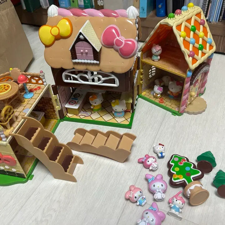 [BUNJANG] Vintage Hello Kitty Cookie House Playset / 고전 키티 쿠키 하우스