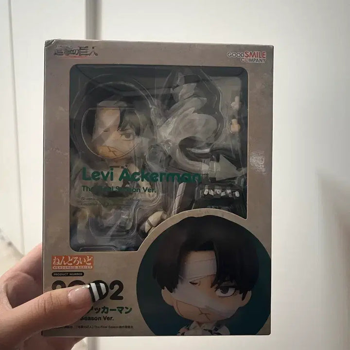 [BUNJANG] Attack on Titan Levi Ackerman Nendoroid Final Season Version (Sealed) / 진격의 거인 리바이 아커만 넨도로이드 파이널 시즌버전 미개봉