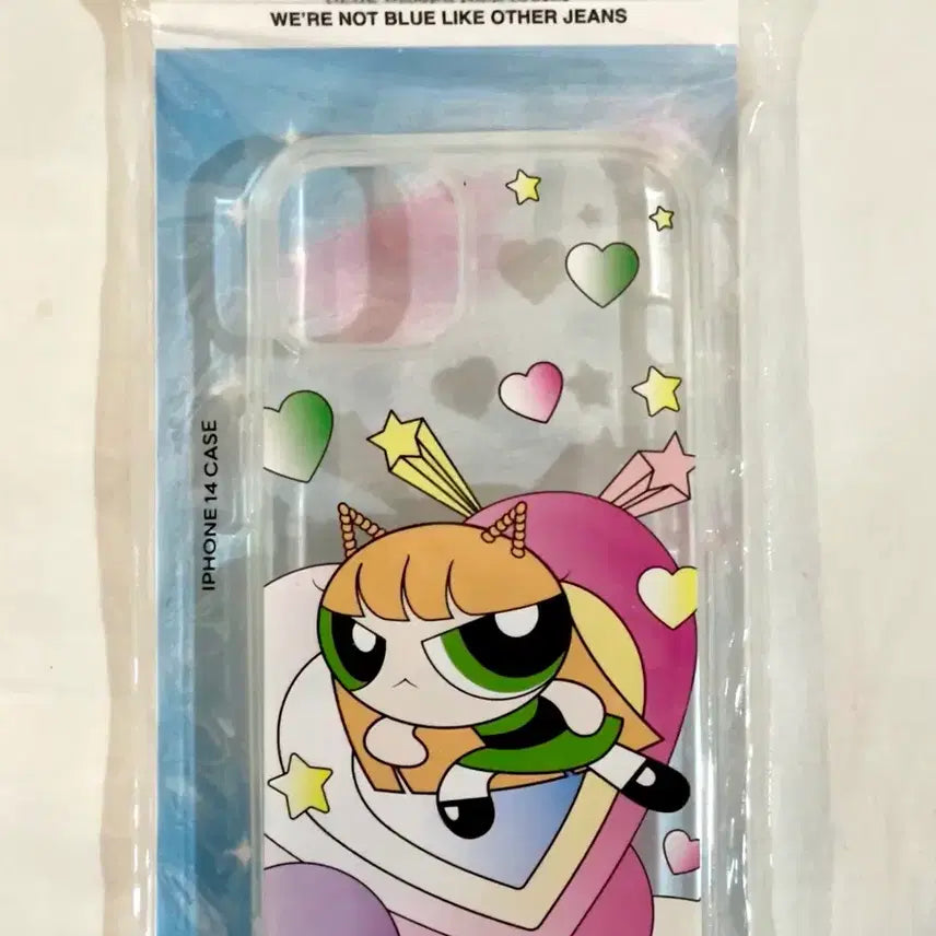 [BUNJANG] NewJeans x The Powerpuff Girls Haerin iPhone 14 Case / 뉴진스 파워퍼프걸 아이폰 14 케이스 해린