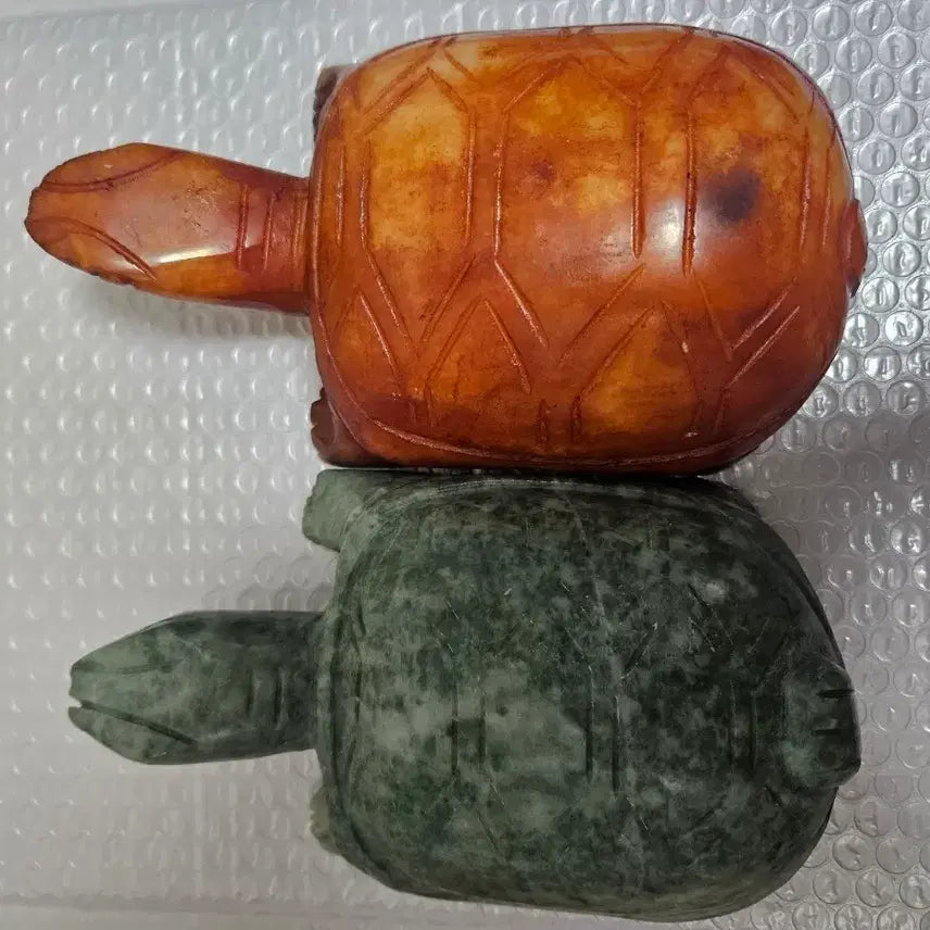 [BUNJANG] Jade Turtle Ornaments (Set of 2) / 옥 거북이 장식 2개