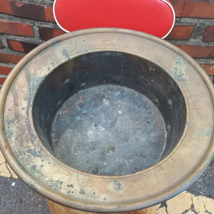 [BUNJANG] Antique Brass Brazier - Over 100 Years Old / 놋쇠 옛날 화로 약100년이 넘네요