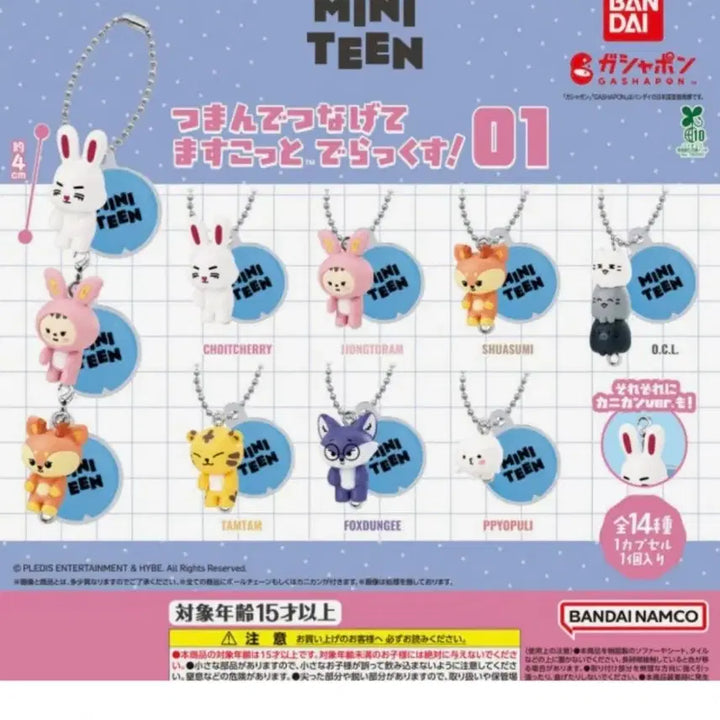 [BUNJANG] SEVENTEEN Mini Teen Cherry Keychain Gacha / 세븐틴 미니틴 쵯체리 키링 가챠