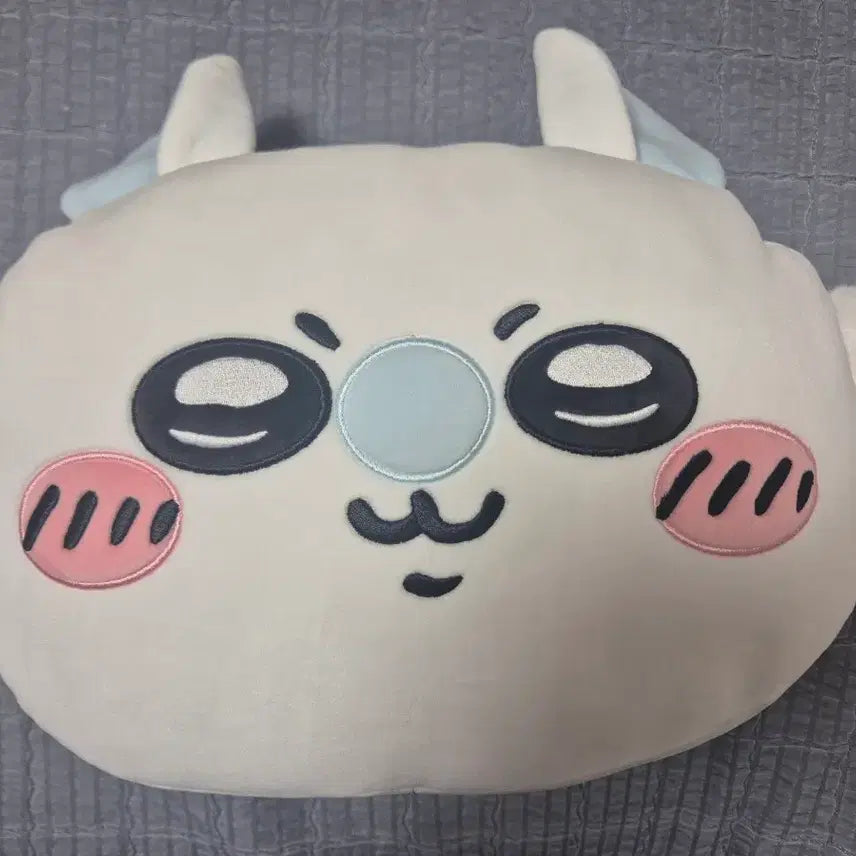[BUNJANG] Chiikawa Momonga Sleeping Cushion Face Plush Doll / 치이카와 먼작귀 모몽가 낮잠 쿠션 얼굴 인형