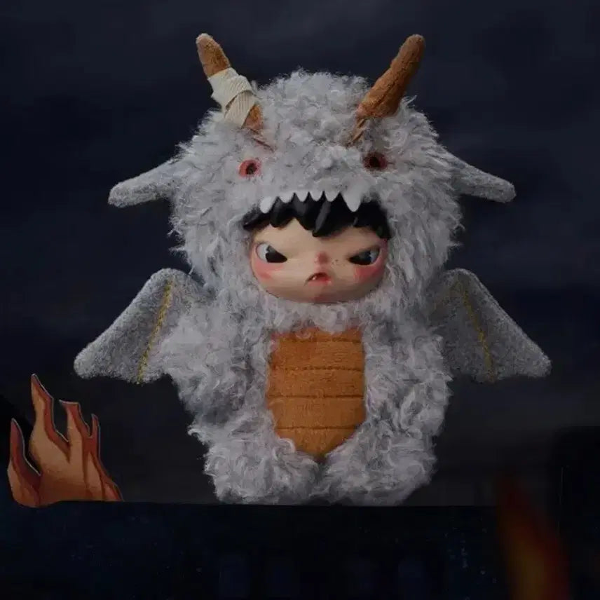 [BUNJANG] Pop Mart Hirono City Wanderer Misty Traveler Grey Dragon / 팝마트 히로노 안개속여행자 회색용