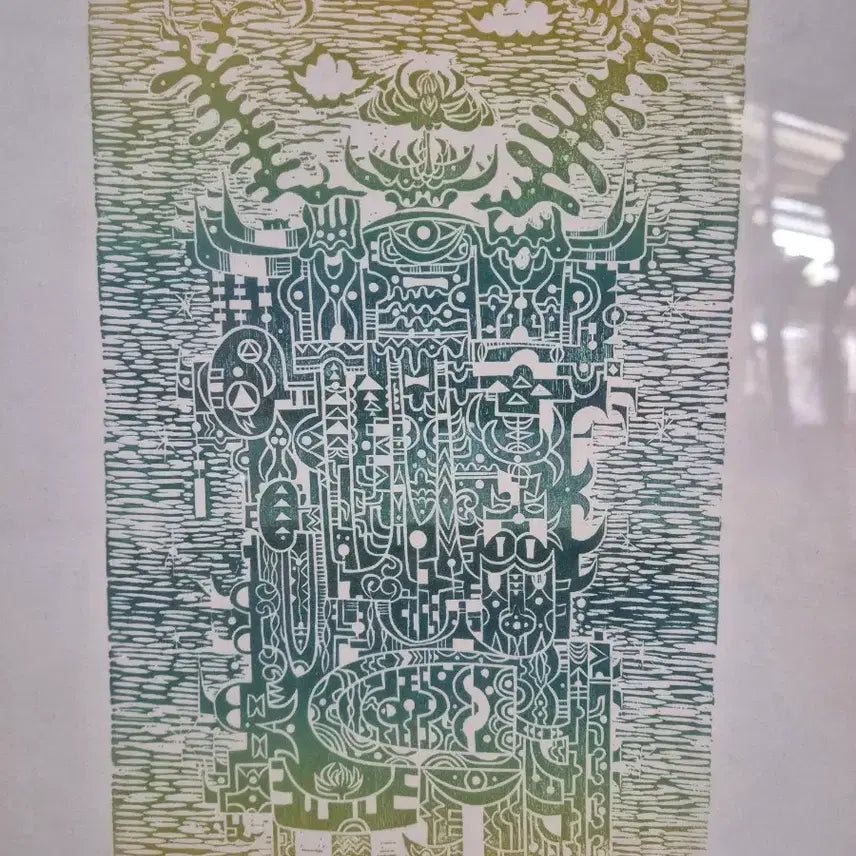 [BUNJANG] Oh Se-young Original Woodblock Print &