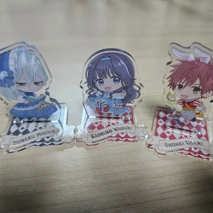 [BUNJANG] Kouka Acrylic Stands Bundle (Hoshina, Waguri, Usami) / 일괄) 향꽃 아크릴 (호시나, 와구리, 우사미)