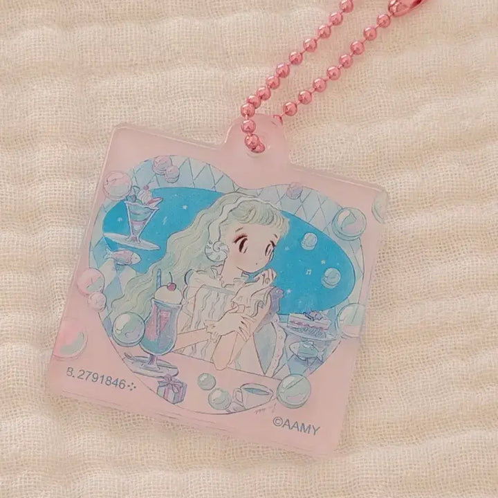 [BUNJANG] Aamy Illustration Gacha Keyring / aamy 에이미 일러스트 가챠