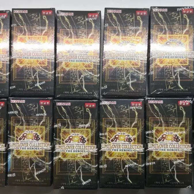 [BUNJANG] Yu-Gi-Oh! Limit Over Collection The Heroes 12 Box Bundle Set (Sealed) / (미개봉) 유희왕 리미트 오버 컬렉션 더 히어로즈 12박스 일괄