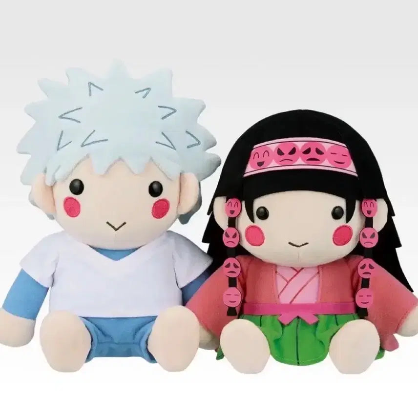 [BUNJANG] Hunter x Hunter Kirua &amp; Alka Zoldyck Ichiban Kuji A Prize Plush / 헌터헌터 헌터x헌터 키르아 아르카 조르딕가 이치방쿠지 제일복권 a상