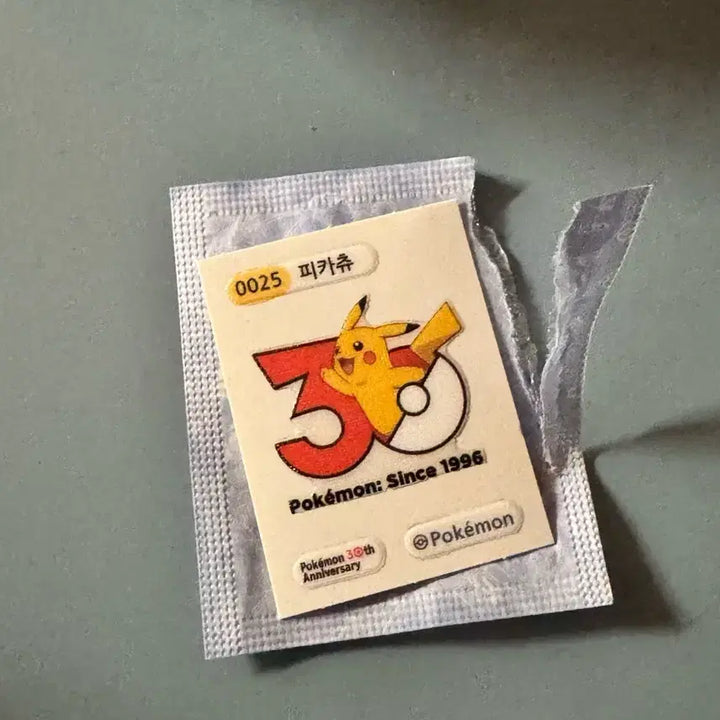 [BUNJANG] Pokemon 30th Anniversary Pikachu Sticker / 포켓몬 30주년 기념 피카츄 스티커