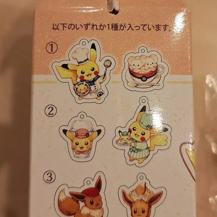 [BUNJANG] Pokemon Cafe Eevee Acrylic Keyring / 포켓몬 카페 아크릴 키링 이브이