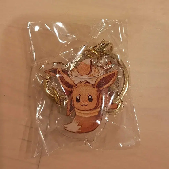 [BUNJANG] Pokemon Cafe Eevee Acrylic Keyring / 포켓몬 카페 아크릴 키링 이브이