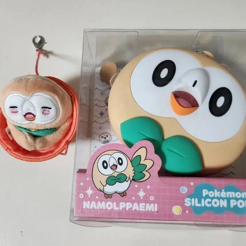 [BUNJANG] Pokemon Litten Hot Air Balloon Gacha Silicone Pouch Bundle Set / 포켓몬 나몰빼미 열기구가챠 실리콘 파우치 일괄