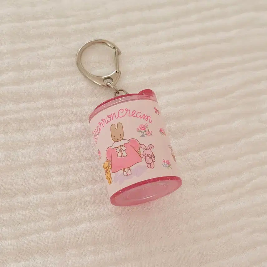 [BUNJANG] Sanrio Marron Cream Coin Cylinder Keychain / 산리오 마론크림 코인실린더