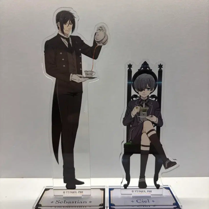 [BUNJANG] Black Butler Sebastian &amp; Ciel Acrylic Stand Bundle Set / 흑집사 아크릴 스탠드 세바스찬 시엘 일괄
