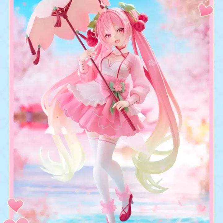 [BUNJANG] Sakura Miku Taito AMP+ Vocaloid Figure / 사쿠라 미쿠 피규어 타이토 벚꽃 AMP+ 보컬로이드