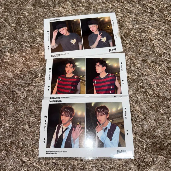 [BUNJANG] BOYNEXTDOOR No Genre Popup 100k Purchase Bundle Set Photocard / (일괄)보이넥스트도어 보넥도 노장르 팝업 10만원 구매 특전