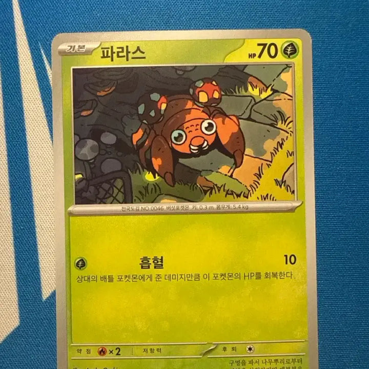 [BUNJANG] Pokemon Card Parasect (Connecting Art) / 포켓몬 카드 파라스 c (연결 일러스트)