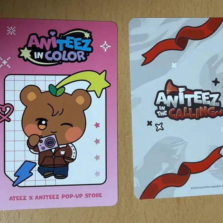 [BUNJANG] Ateez In Colour Mingi, Jongho Photocard / Ateez in colour 에이티즈 민기 정호