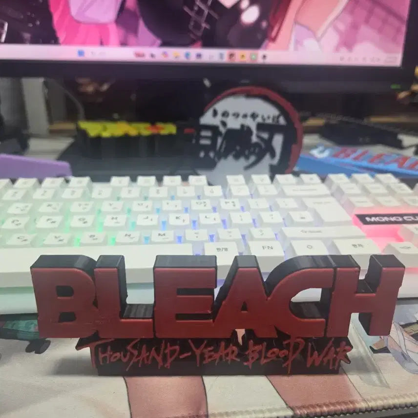 [BUNJANG] Bleach Thousand-Year Blood War 3D Logo Figure / 블리치 천년혈전 3D 로고 피규어