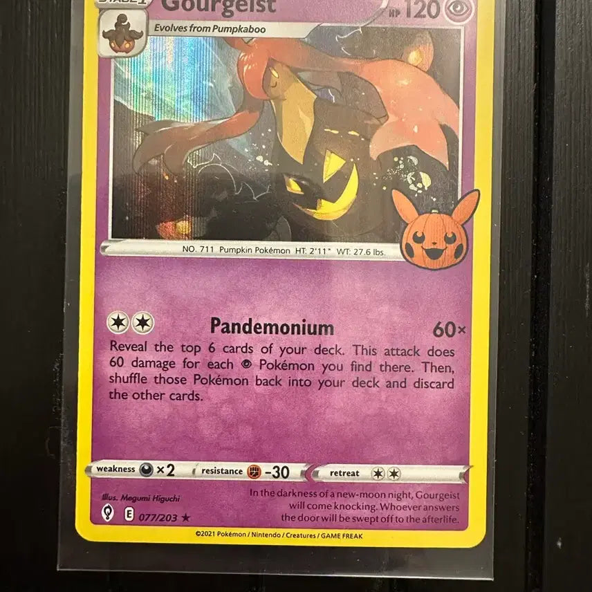 [BUNJANG] Pokemon Card Halloween Pack North American Version Pumpkin Holo Card / 포켓몬카드 할로윈팩 북미판 펌킨인 홀로카드