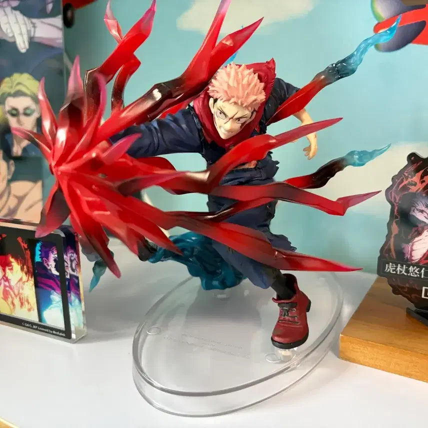 [BUNJANG] Jujutsu Kaisen Yuji Itadori Luminous Black Flash Figure &amp; Shibuya Incident Goods Bundle Set / 일괄)주술회전 루미나스타 이타도리유지 흑섬 피규어+굿즈