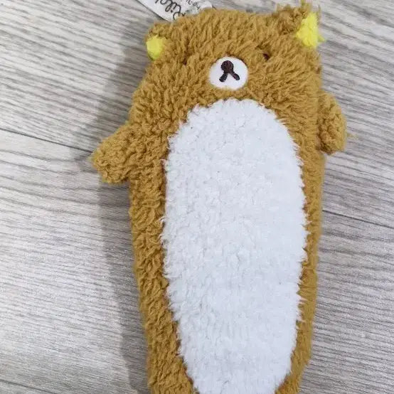 [BUNJANG] San-X Rilakkuma Fleece Pencil Case Pouch / 산엑스 리락쿠마 뽀글이 필통 펜슬케이스 파우치