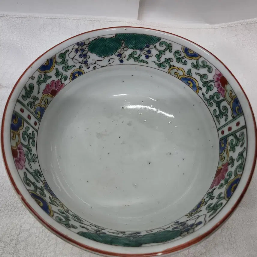 [BUNJANG] White Porcelain Colored Ceramic Bowl Teacup / 백자 채색 도자기 그릇 말찻잔