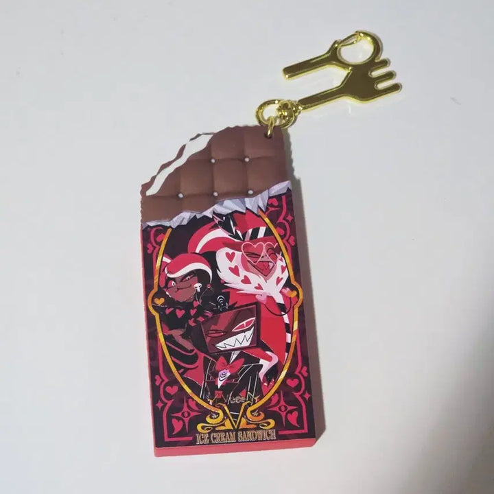 [BUNJANG] Has Been Hotel Vees Chocolate Bar Keychain / 해즈빈 호텔 비공굿 Vees 초콜릿바 키링