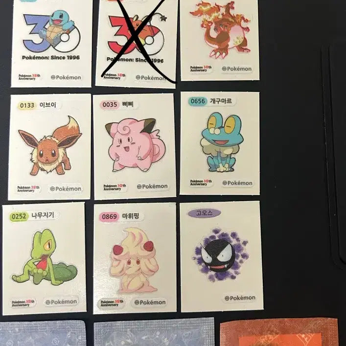 [BUNJANG] Pokemon Bread Stickers / 포켓몬빵 띠부실