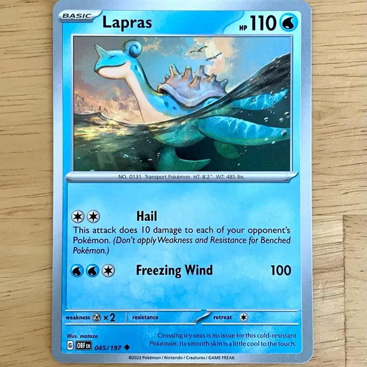 [BUNJANG] North American Pokemon Card Lapras 045/197 / 북미 포켓몬카드 라프라스 045/197