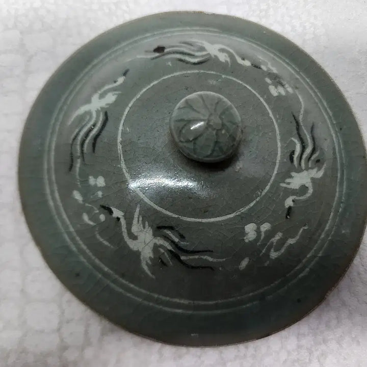[BUNJANG] Celadon Porcelain Lidded Dish / 청자 도자기 뚜껑
