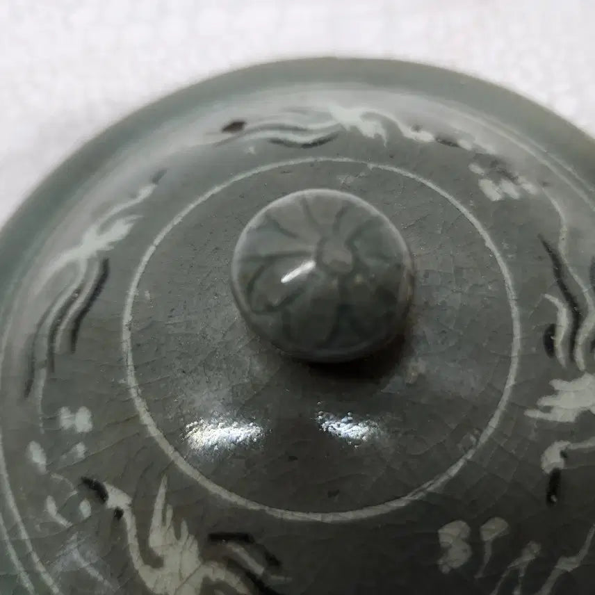[BUNJANG] Celadon Porcelain Lidded Dish / 청자 도자기 뚜껑