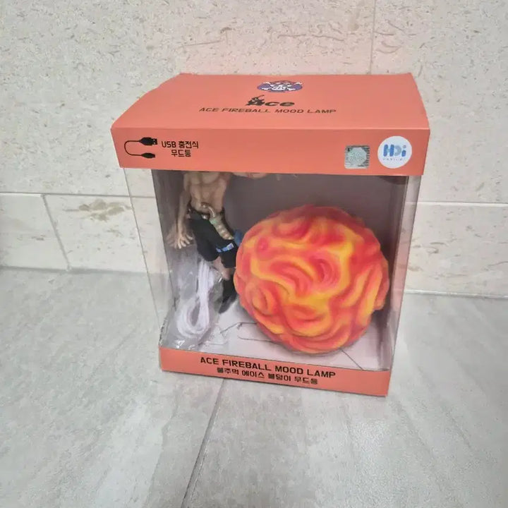 [BUNJANG] One Piece Portgas D. Ace Flame Mood Lamp (Authentic) / (새상품)원피스 에이스 무드등(대원정품)
